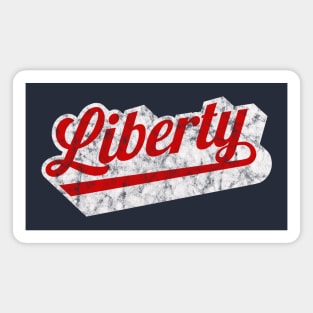 Show Your Support for LIberty with this vintage design Magnet